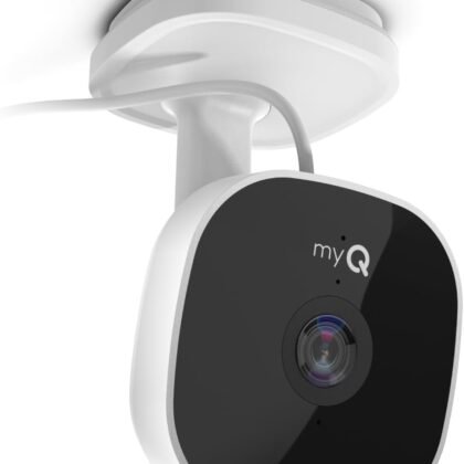 myQ Smart Garage Security Camera – 1080p HD Video, Night Vision, Motion Detection, Magnetic, Wi-Fi, Two-Way Audio, Smartphone Control
