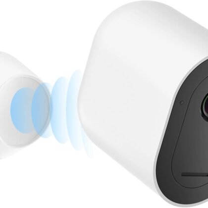 Magnetic Wall Mounts Compatible with Arlo Pro 5S 2K, Pro 4, Pro 3, Ultra 2, and Ultra Cameras, Arlo Accessories, Easy to Install - White (1 Pack)
