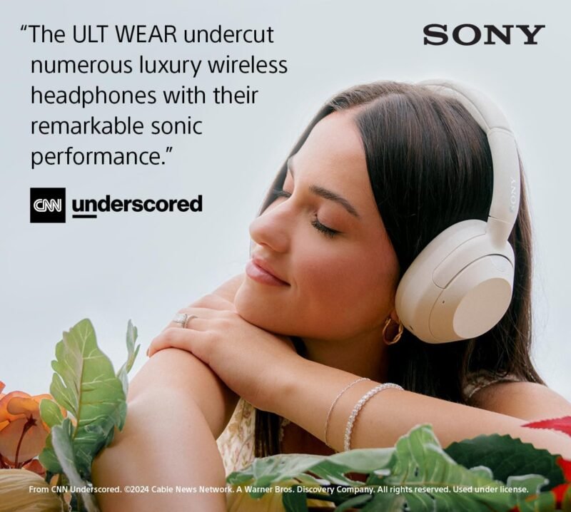 Sony ULT WEAR Over-Ear Noise Cancelling Bluetooth Headphones with Alexa Built-in, Comfortable Design, 30-Hour Battery, Massive Bass, Black - Image 4