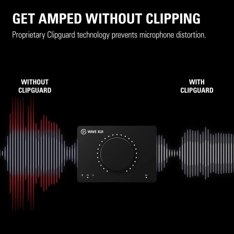 Elgato Wave XLR - Audio Mixer and 75 db Preamp for XLR Mic to USB-C, Control Interface with 48V Phantom Power, Tap-to-Mute, Digital Mixing Software for Streaming, Recording, Podcasting on Mac and PC - Image 5