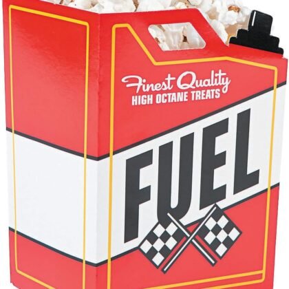 Fun Express Race Car Fuel Can Popcorn Treat Boxes – Perfect for Racing - Themed Birthday - Parties Fun Popcorn Containers for Kids Ideal for Party Favors and Goodie Bags – 24 Pieces