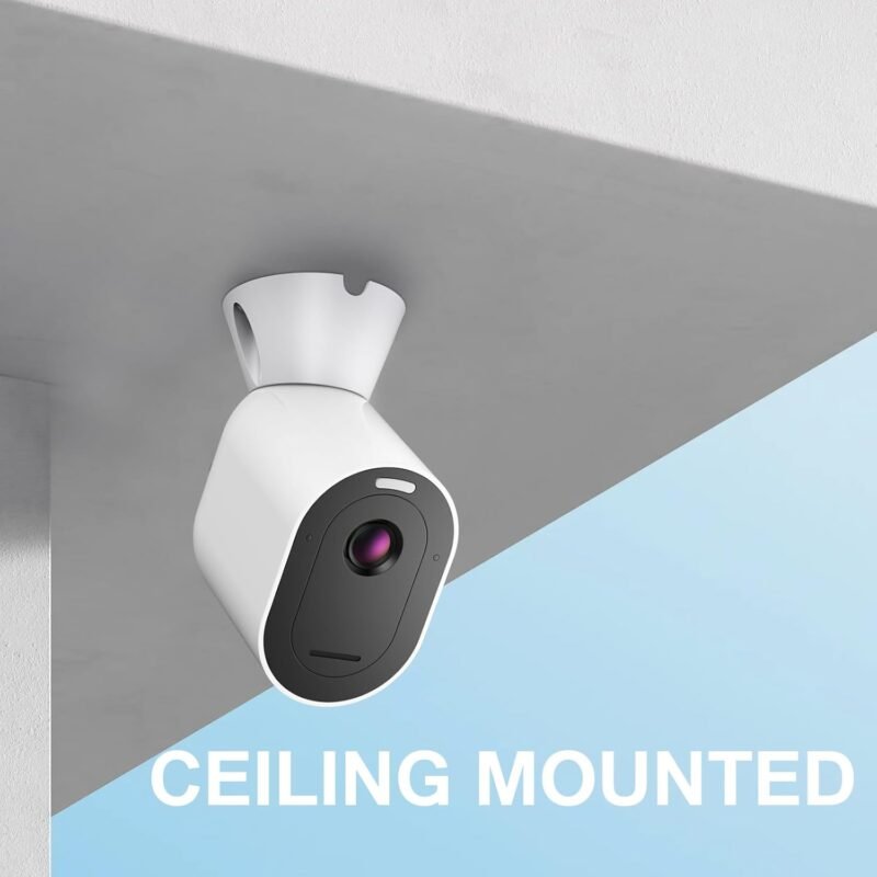 Magnetic Wall Mounts Compatible with Arlo Pro 5S 2K, Pro 4, Pro 3, Ultra 2, and Ultra Cameras, Arlo Accessories, Easy to Install - White (1 Pack) - Image 5