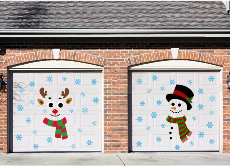 IMISHM Christmas Wall Decorations Christmas Door Decorations Christmas Window Decorations Christmas Door Stickers Christmas Wall Stickers for Christmas Holiday Decor - Image 7