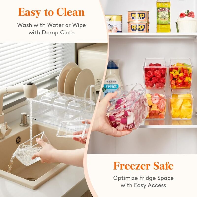 Lifewit Ice Chilled Condiment Caddy with 5 Containers(2.5 cup), Condiment Server with Separate Lids, Serving Tray Platter with Removable Dishes for Bar Accessories, Fruit, Salad, Taco, Party Garnish - Image 7
