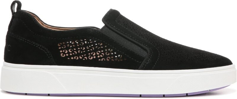 Vionic Women's Sneaker Kimmie Perf- Comfortable Slip Ons That Includes a Built-in Arch Support Insole That Helps Correct Pronation and Alleviate Heel Pain Caused by Plantar Fasciitis - Image 5