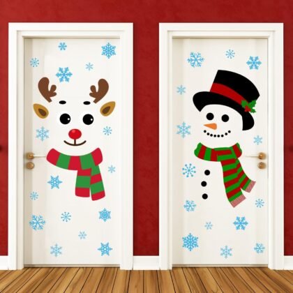 IMISHM Christmas Wall Decorations Christmas Door Decorations Christmas Window Decorations Christmas Door Stickers Christmas Wall Stickers for Christmas Holiday Decor