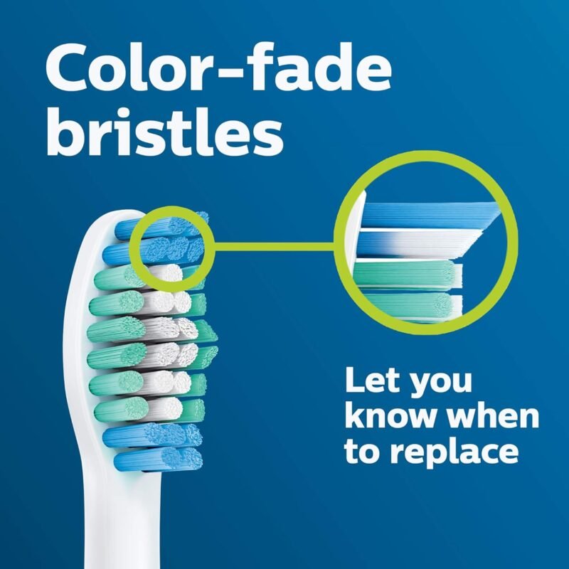 Philips Sonicare Genuine SimplyClean Replacement Toothbrush Heads, 5 Brush Heads, White, HX6015/03 - Image 4