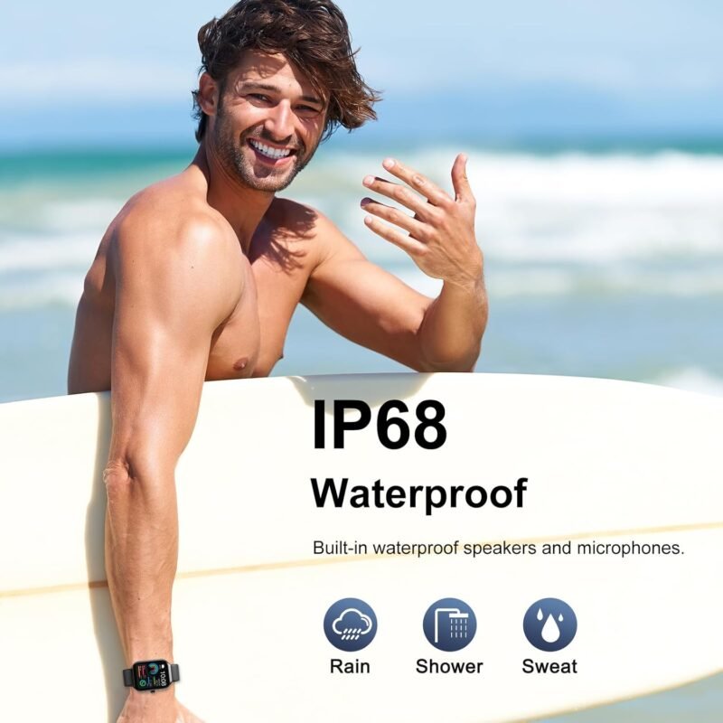 Smart Watch for Men Women, 1.96"HD Smartwatch (Answer/Make Call) with Heart Rate/Sleep Monitor/Spo2/Pedometer, 2025 New Fitness Watch 113+ Sport Modes, IP68 Waterproof Activity Tracker for Android iOS - Image 8