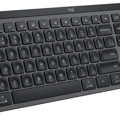 Logitech MX Keys S Wireless Keyboard, Low Profile, Fluid Precise Quiet Typing, Programmable Keys, Backlighting, Bluetooth, USB C Rechargeable, for Windows PC, Linux, Chrome, Mac - Graphite