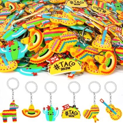 ZAUGONTW Fiesta Party Keychain - Cinco De Mayo, Mexican Birthday Party Keychain