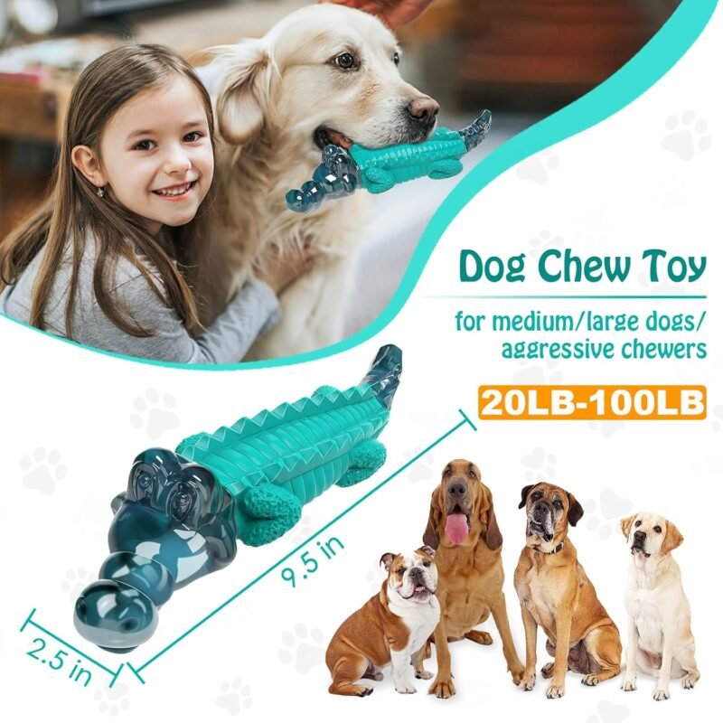 Dog Toys for Aggresive Chewers - Tough,Indestructible Dog Toys for Large, Medium,Small Breed to Keep Them Busy - Image 3