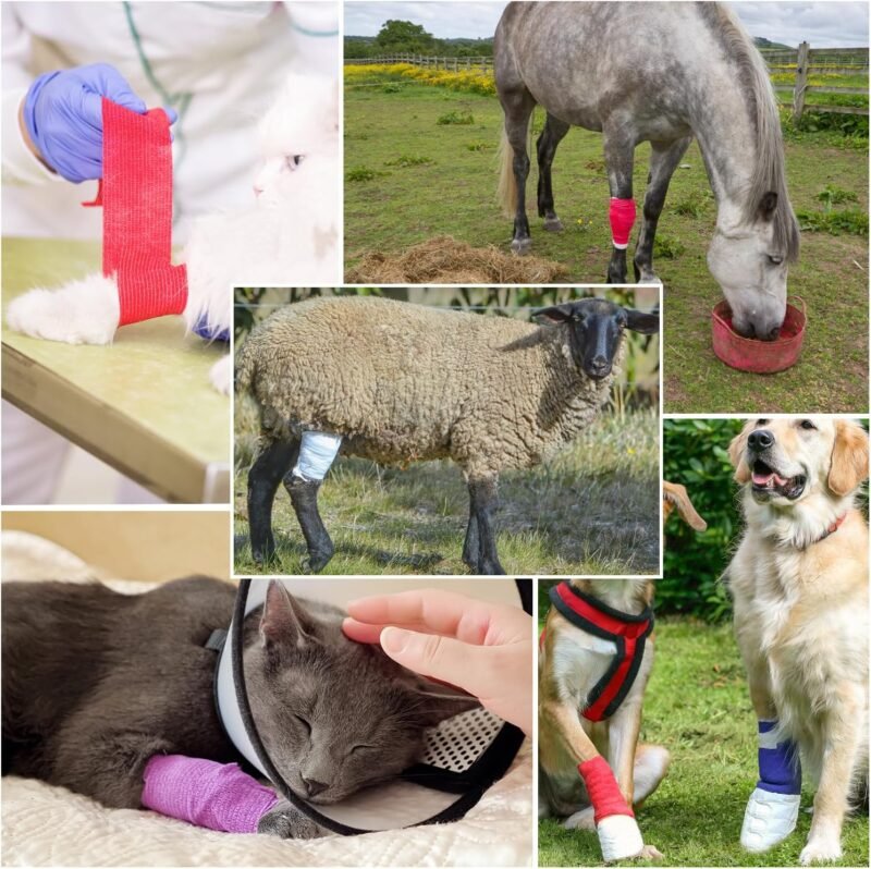 12/24/48pcs Self Adhesive Bandage Wraps, 1/2/3/4in 5 Yards, Multicolor/Skin Color, for Sports, Wrist, Ankle, Swelling and Vet Wrap - Image 6