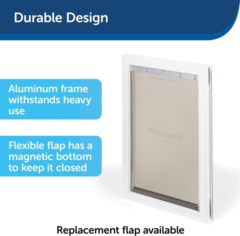 PetSafe Freedom Aluminum Dog and Cat Door - Durable Frame - Small, Medium, Large, X-Large - Image 3