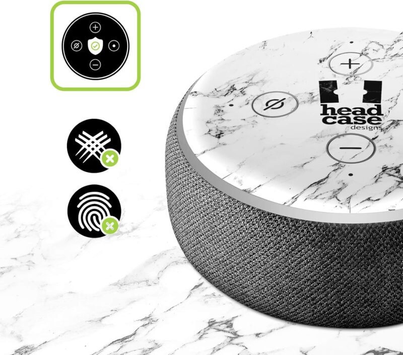 Head Case Designs Officially Licensed Alyn Spiller Aqua Art Mix Matte Vinyl Sticker Skin Decal Cover Compatible with Amazon Echo Dot (3rd Gen) - Skin only Echo Dot (3rd Gen) is NOT Included - Image 5