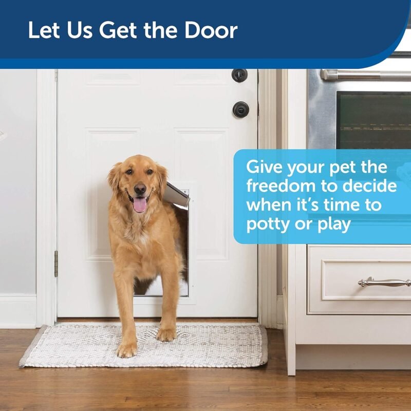PetSafe Freedom Aluminum Dog and Cat Door - Durable Frame - Small, Medium, Large, X-Large - Image 2