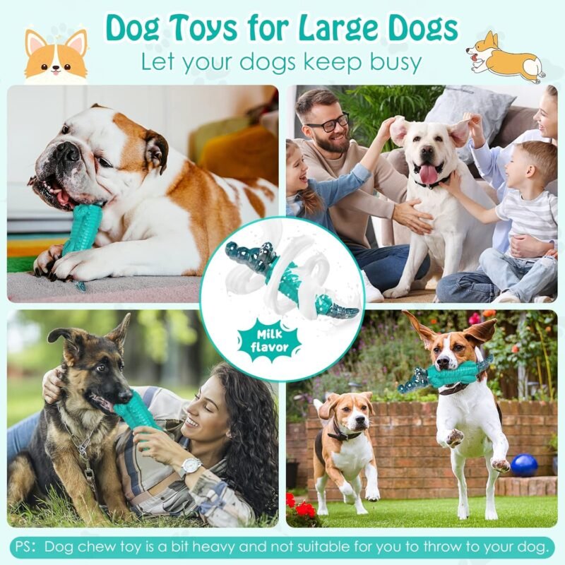 Dog Toys for Aggresive Chewers - Tough,Indestructible Dog Toys for Large, Medium,Small Breed to Keep Them Busy - Image 6