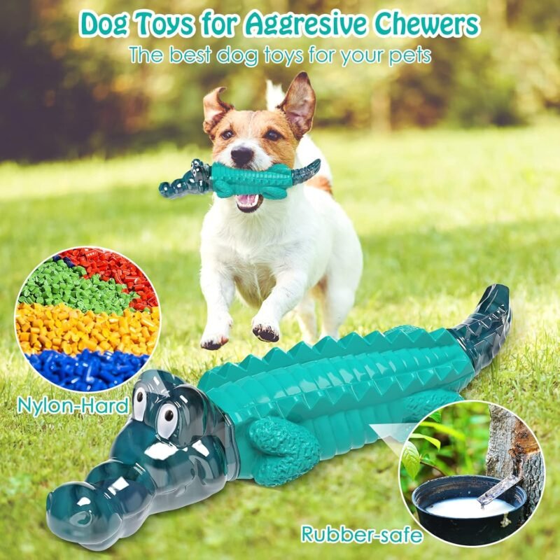 Dog Toys for Aggresive Chewers - Tough,Indestructible Dog Toys for Large, Medium,Small Breed to Keep Them Busy - Image 4
