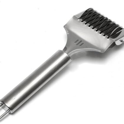 16x7x3.1cm High Grade Stainless Steel Noodle Lattice Roller Docker Dough Cutter Pasta Spaghetti Maker for Kitchen Cooking Tools
