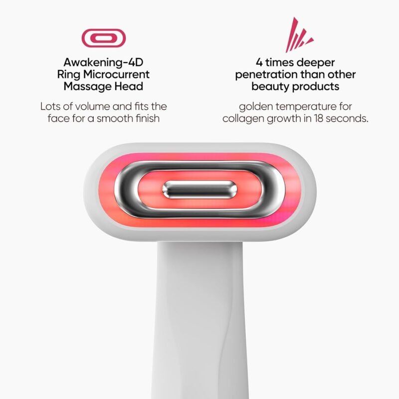 SMOOTHGLOW 2.0 PRO Awakening-4D 9-in-1 Red Light Therapy for Face, Home Radiant Renewal Facial Wand, LED Light Therapy Wand for Face Lift, Firm, Anti-Aging Wrinkle, Rejuvenation, Gift Set for Women - Image 2