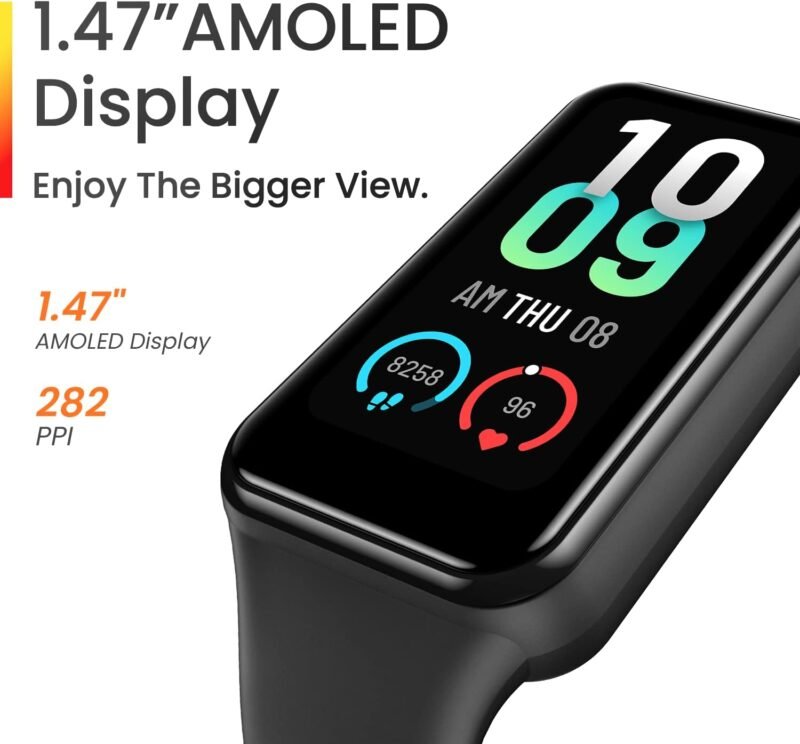 Amazfit Band 7 Fitness and Activity Trackers and Smartwatches, Heart Rate, SpO2, Sleep Analysis, Amazon Alexa Built-In, 18-Day Battery, Black - Image 10