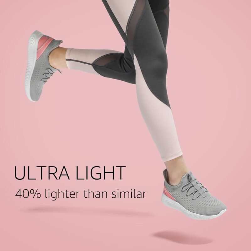 STQ Womens Orthopedic Walking Shoes Comfortable Slip on Sneakers for Plantar Fasciitis - Image 4