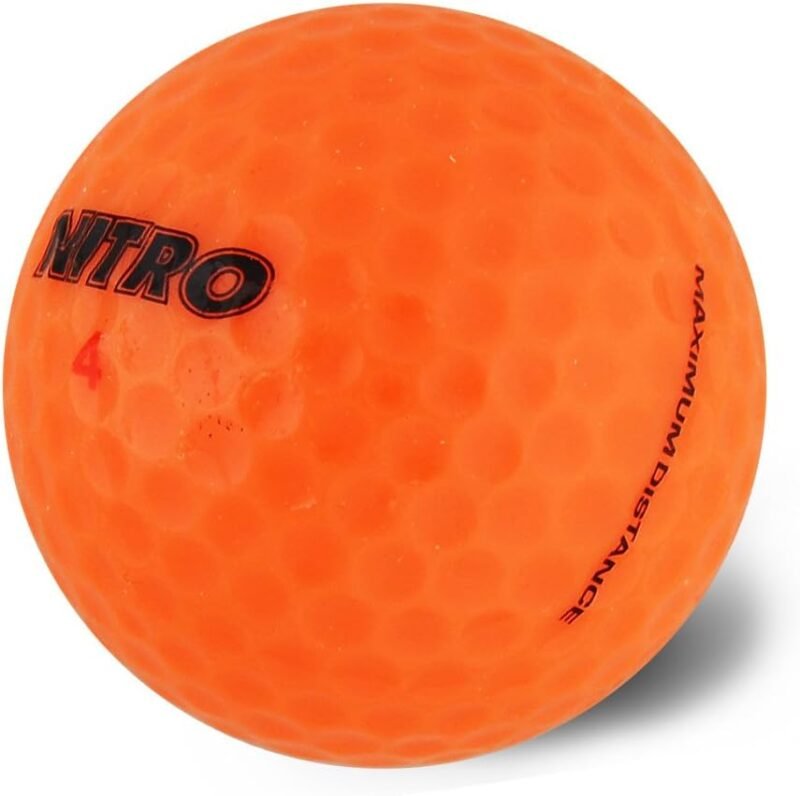 Nitro NMD12OBXC Maximum Distance Golf Ball (12-Pack), Orange - Image 2