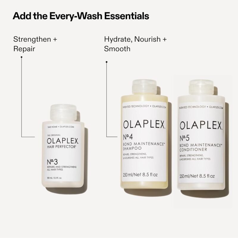 Olaplex No. 3 Hair Perfector Repairing Hair Treatment, Concentrated for Dry Damaged Hair, Repairs & Strengthens All Hair Types, 3.3 fl oz - Image 8