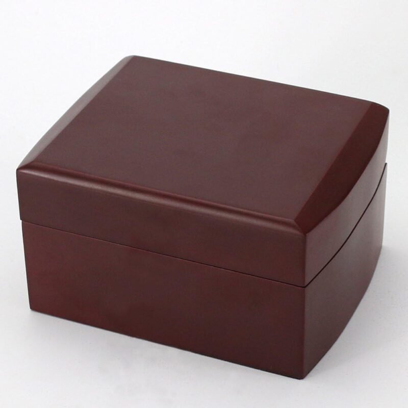 Luxury Watch Box Holder Organizer, Premium Wooden Jewelry Bracelet Storage Gift Case Single Grid - Image 2