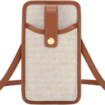 JW PEI Aylin Canvas & Quinn Vegan Leather Cell Phone Crossbody Bag