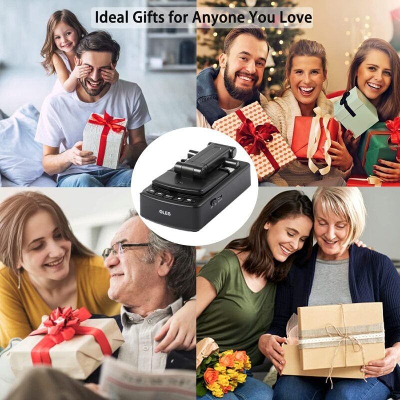 Gifts for Men, OLES Mobile Phone Stand with Bluetooth for Him Dad Women Who Want Nothing, Adjustable Tablet Holder with Wireless Speaker, Tech Gadgets for Table Desk, Unique Ideal - Image 6