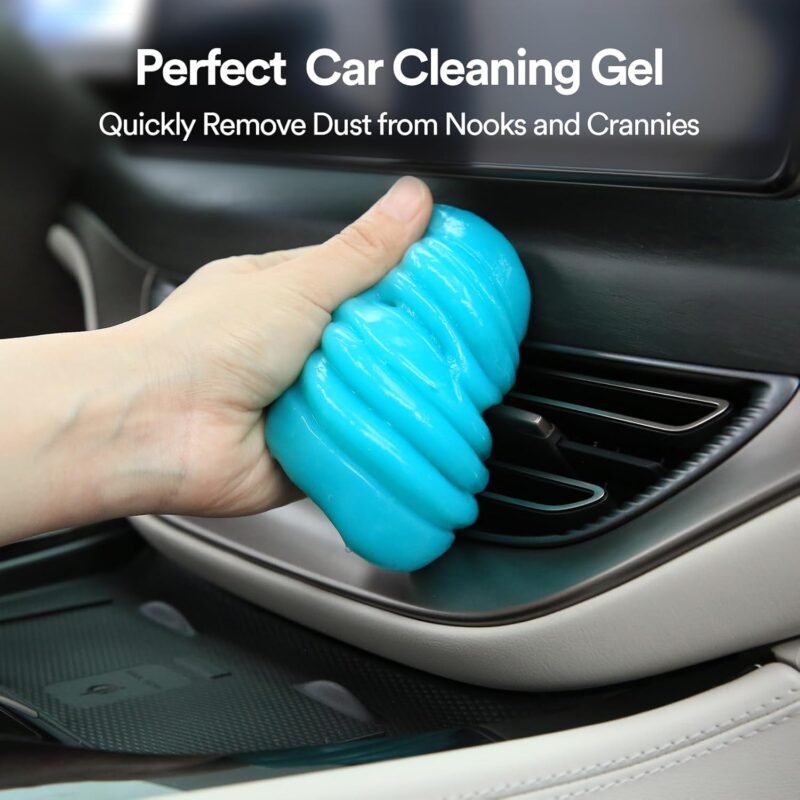 PULIDIKI Car Cleaning Gel Car Clean Putty, Universal Car Interior Cleaner Slime, Perfect Cleaning Kit Supplies, Auto Detailing Tools Accessories, Dust Remover Gifts for Men Women - Image 2