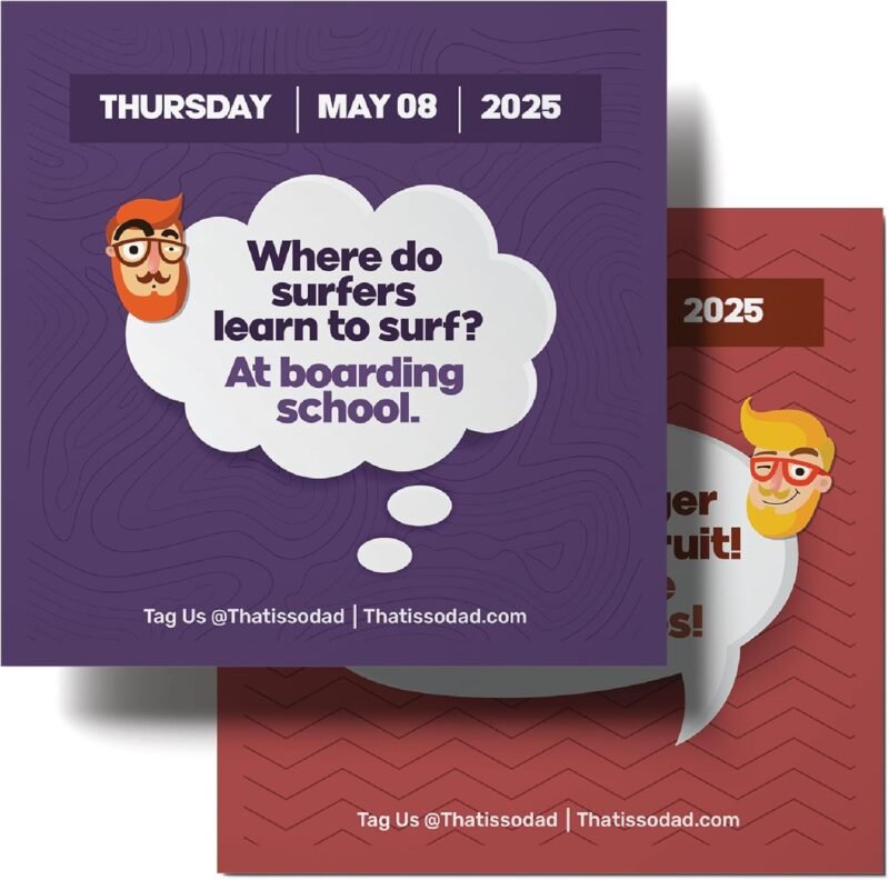 That's So Dad - Dad Joke Calendar 2025, Page A Day Tear Off Calendar Gift For The Dad Joke Lover, Great Christmas Gift, Funny Daily Dad Jokes Desk Calendar (2025 Calendar) - Image 6