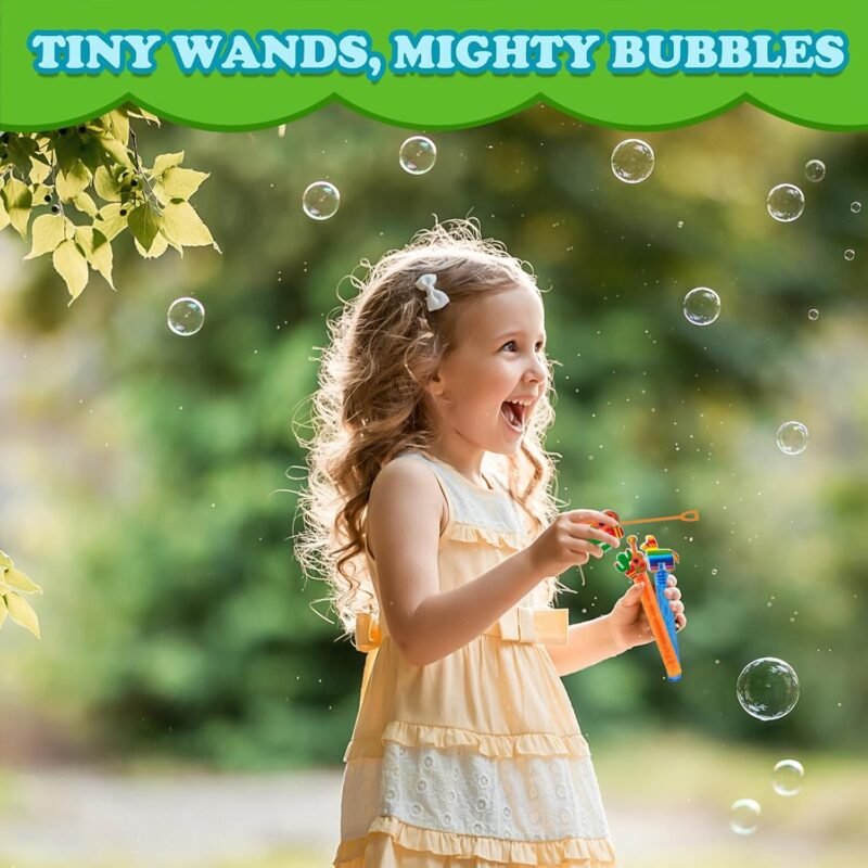 24Pcs Mexican Fiesta Party Favors Bubble Wands for Cinco De Mayo Fiesta Birthday Party Supplies,Mexican Mini Bubbles Wand Toys,Taco Party Classroom Prizes Pinata Goodie Bag Stuffers Gifts - Image 5