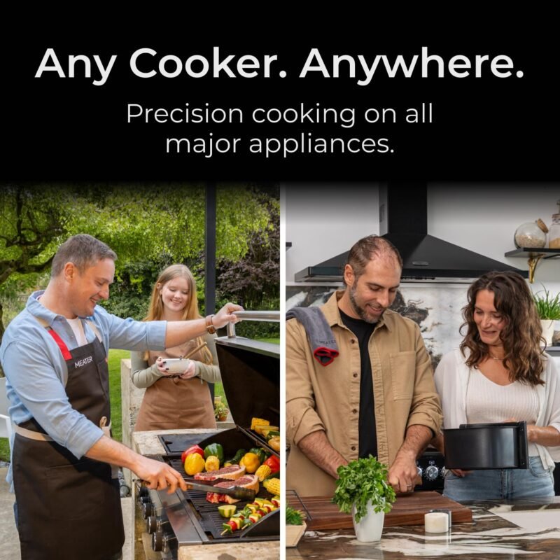 MEATER Pro: Smart Bluetooth Wireless Meat Thermometer Digital | 1000°F Heat Resistance | Long Range | Certified Accuracy | BBQ, Oven, Grill, Smoker, Air Fryer, Deep Fryer | Delicious Recipes in App - Image 5