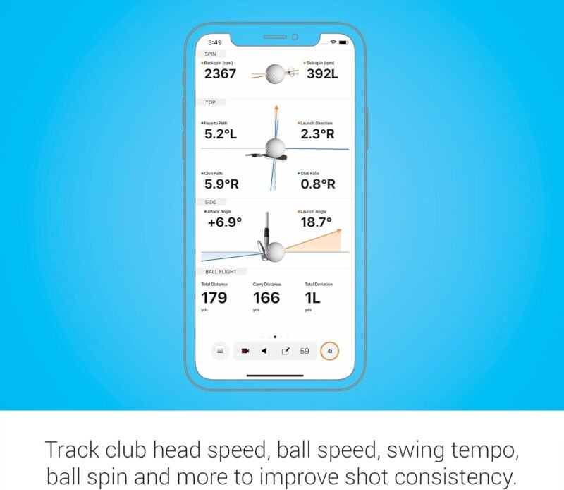 Garmin Approach R10, Portable Golf Launch Monitor, Take Your Game Home, Indoors or to the Driving Range, Up to 10 Hours Battery Life - 010-02356-00 - Image 4