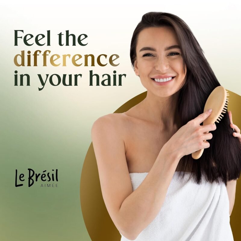 Leave-In L4 Molecular Peptides Hair Mask - Repairs Dry or Damaged Hair - Deep Molecular Restoration In 4 minutes - 100ml / 3.38 Fl Oz - Image 6