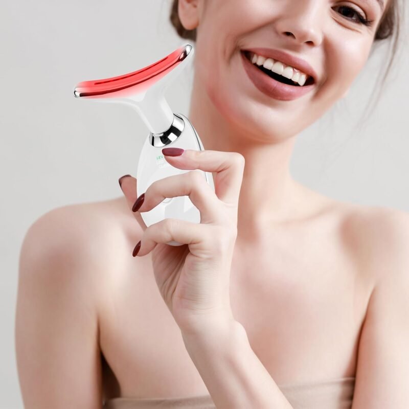 Facial Massager Red-Light-Therapy-for-Face and Neck, Face 𝖲 culpting Wand with 7 Color - Image 7