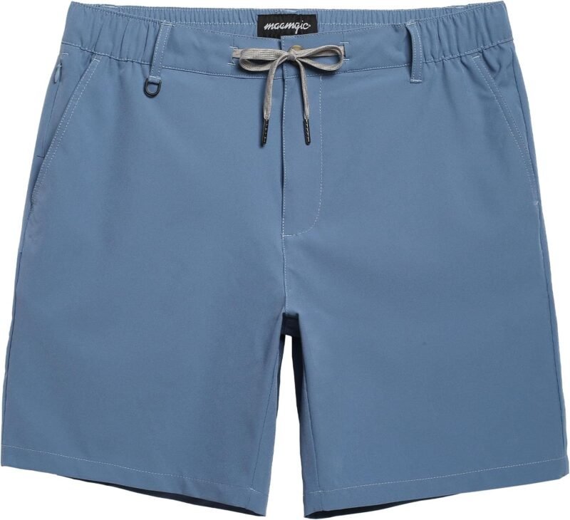 maamgic Men's 5/7 Inch Casual Classic Fit Shorts with Multi-Pocket Quick Dry Sports Shorts