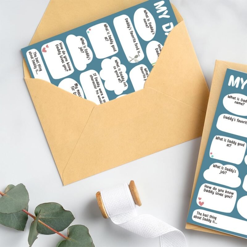 Funny Fathers Day Card & Gifts from Kids | Happy Fathers Day Card & Gifts from Daughter or Son | Dad Gift for Father's Day | Father's Day Decorations - Image 5