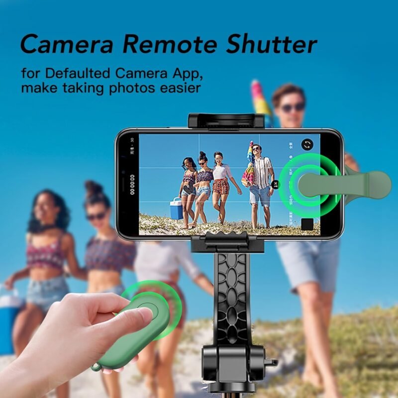 Remote Control Page Turner for Kindle Paperwhite Oasis Kobo eReaders,Kindle Clicker Page Turner Accessories for iPhone,iPad, Android Tablets Reading Novels,Camera Video Record&Shutter Selfie (Green) - Image 6