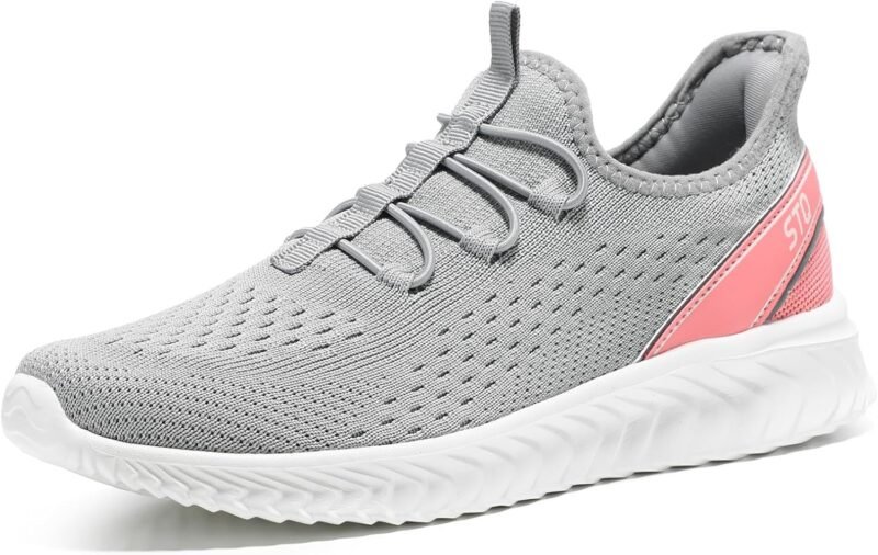 STQ Womens Orthopedic Walking Shoes Comfortable Slip on Sneakers for Plantar Fasciitis - Image 9