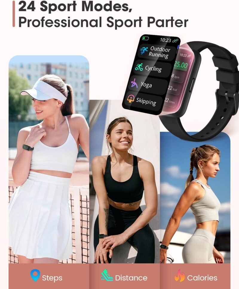 Fitness Tracker, Smart Watches for Women Men with Heart Rate/SpO2/Sleep Monitor, IP68 Waterproof Fitness Watches for Women Men, Step Tracker & Smart Watch for Android iPhone,Pedometer Watch, Gift - Image 5