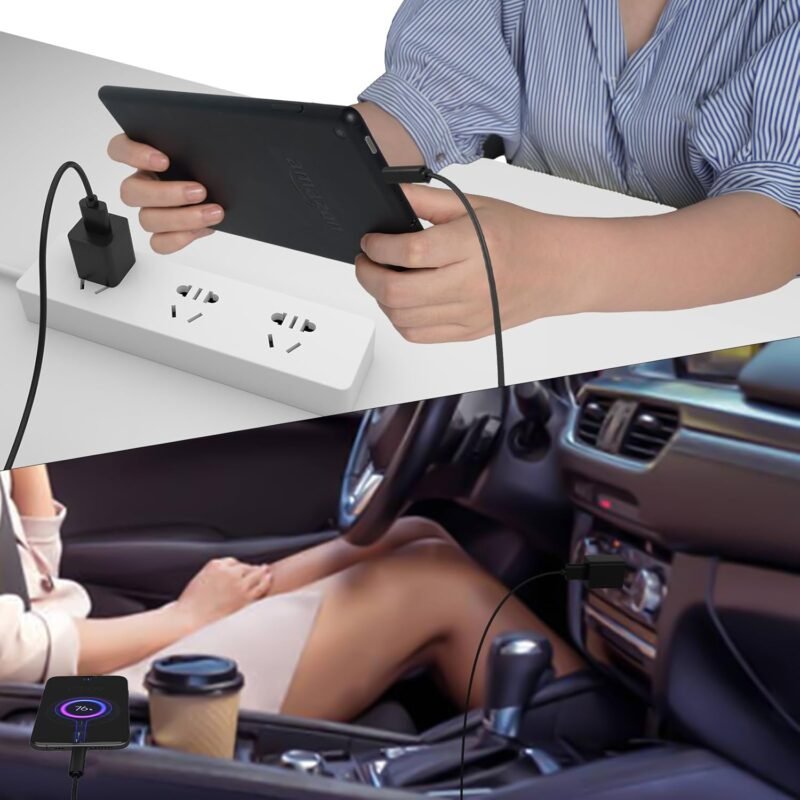 15W Fast Charger for All-New Amazon Kindle Paperwhite 16GB 32GB (2021/2024 Release),Paperwhite Kids 16GB, Paperwhite 11th 12th Charger with 10FT USB C Cable - Image 5