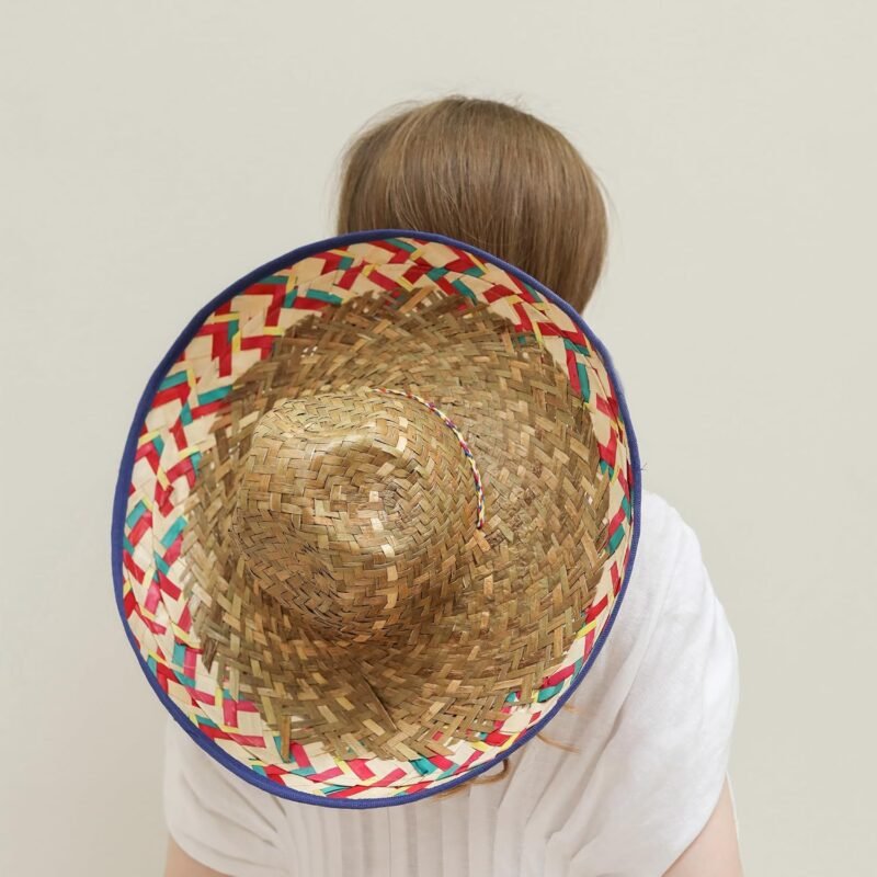 COLLECT PRESENT Pack of 4 Sombrero Hats for Men & Women – Fun Fiesta Party Hats with Chinstrap, Ideal for Cinco De Mayo & Mexican Theme Events - Image 8