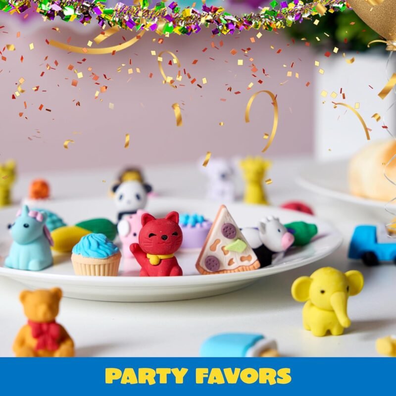 JOYIN 36Pcs Animal Erasers for Kids, Cute Pencils Erasers Bulk, Desk Pets Puzzle for Classroom Rewards Back to School Supplies Party Favors Treasure Box Toys Gifts - Image 5