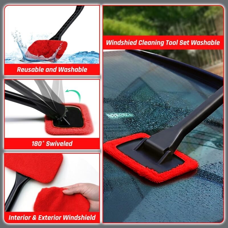 37PCS Car Detailing Kit Interior Cleaner, Auto Detailing Kit, Car Vacuum Car Interior Detailing Kit, Car Wash Kit with Bucket Detailing Brush Set Car Accessories for Motorcycle, Cars, Bikes, Wheels - Image 4