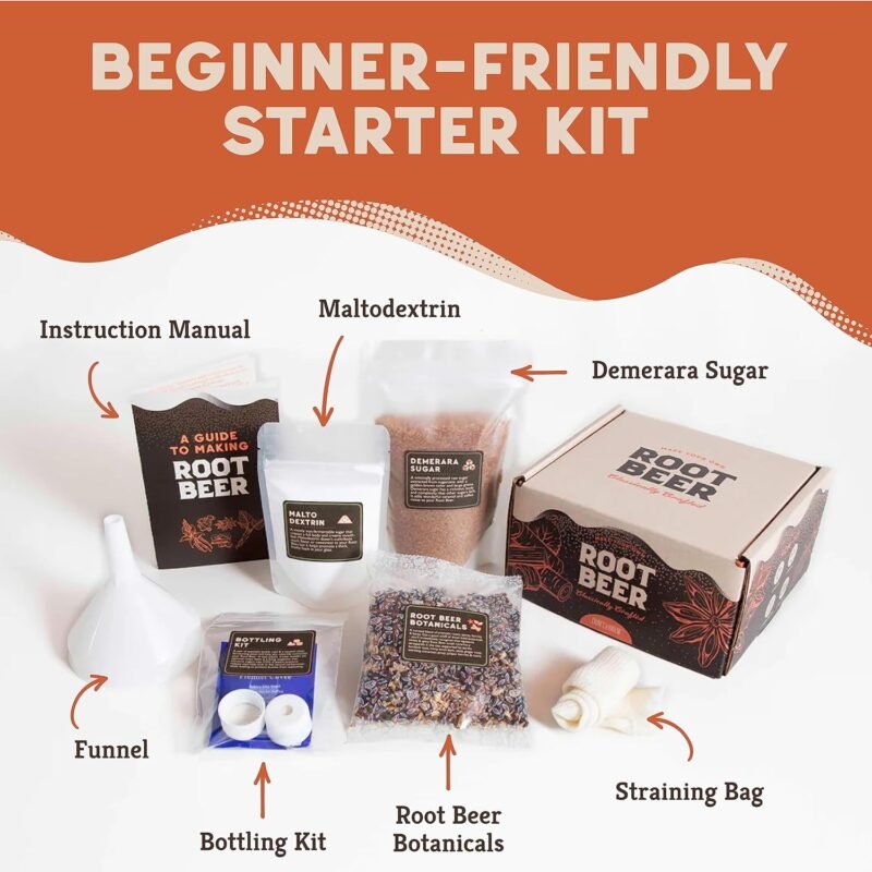 Craft A Brew - DIY Make Your Own Craft Root Beer - Complete Equipment and Supplies - Starter Home Brewing Kit - 1 Gallon - Image 3