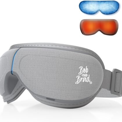 BOB AND BRAD Eye Massager with Heat and Cooling, EyeOasis 2 Eye Mask for Migraines FSA HSA Eligible, Heated Face Massager for Eyes Strain Relief Improve Sleep, Mothers Day Birthday Gifts for Mom