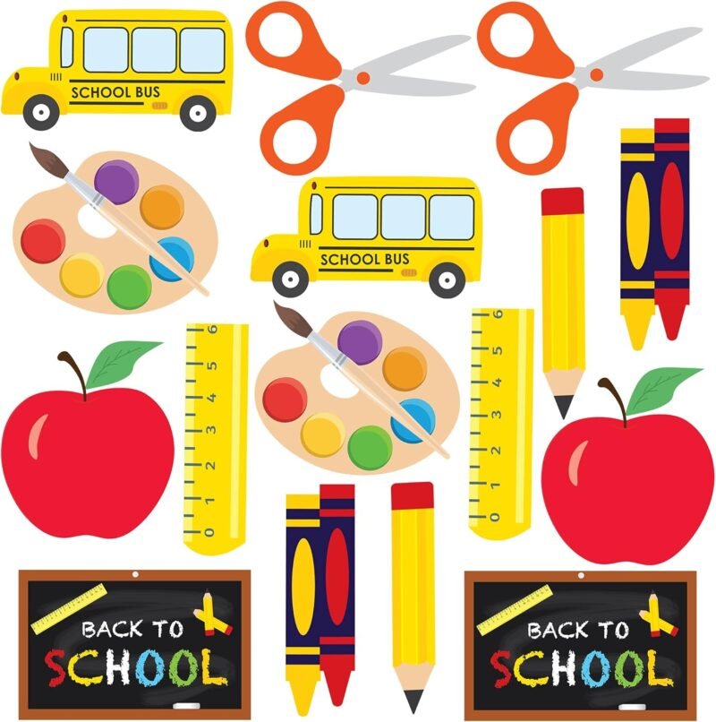 KatchOn, Hanging Swirls for Back To School Decorations - Pack of 46 | Back To School Party Decorations | Back To School Hanging Decorations | First Day of School Decorations | Classroom Ceiling Decor - Image 2