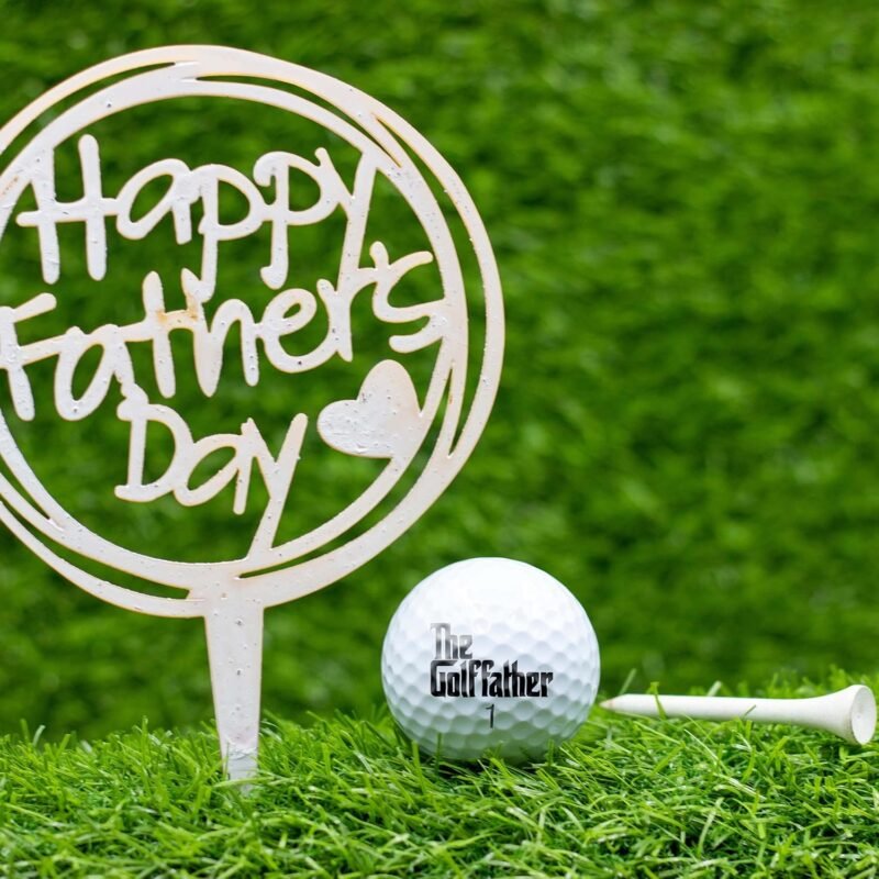 Shanker Golf Balls - The Golf Father Edition - Funny Joke Gift for Dad Golfers - Sleeve of 3 Tournament Golf Balls - Perfect Gag Gift for Fathers Day, Birthdays, Grandpa - Image 4